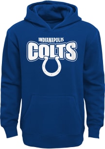 Indianapolis Colts Boys Blue Draft Pick Long Sleeve Hooded Sweatshirt
