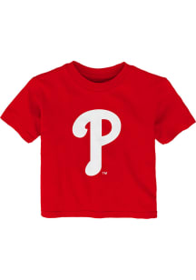 Philadelphia Phillies Infant Primary Logo Short Sleeve T-Shirt Red