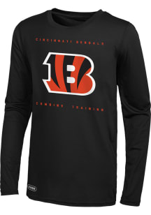 Cincinnati Bengals Black Side Drill Long Sleeve T-Shirt