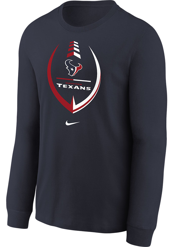 Youth Houston Texans Nike Navy Icon T-Shirt