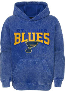 St Louis Blues Youth Blue Back to Back Long Sleeve Hoodie