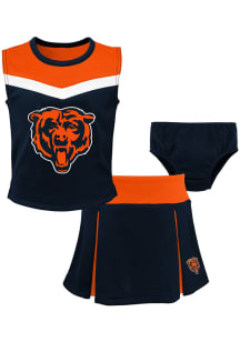 Chicago Bears Girls Navy Blue Spirit 2PC Cheer Set