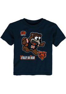 Chicago Bears Infant Mascot Sizzle Short Sleeve T-Shirt Navy Blue