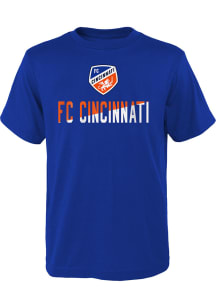 FC Cincinnati Youth Blue Halftime Short Sleeve T-Shirt