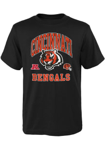 Cincinnati Bengals Youth Black Official Business Short Sleeve T-Shirt