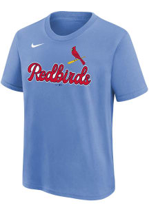Nike St Louis Cardinals Youth Light Blue Local Nickname Short Sleeve T-Shirt