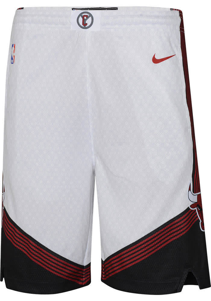 Chicago Bulls Nike Youth White City Edition Swingman Shorts