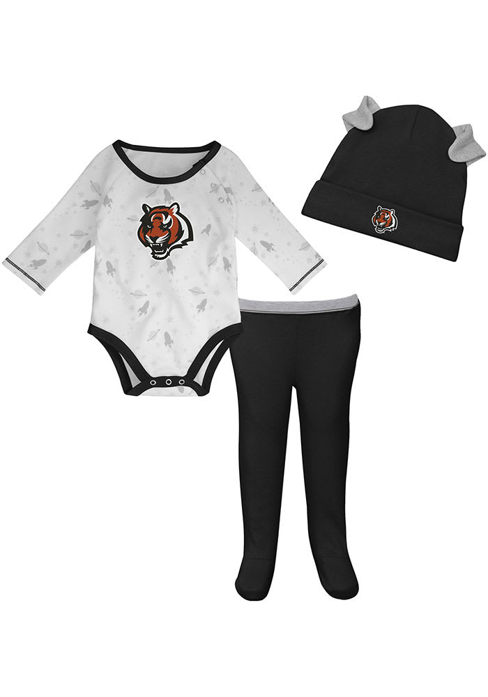 Cincinnati Bengals Joe Burrow Baby Game Romper Black Nike Football