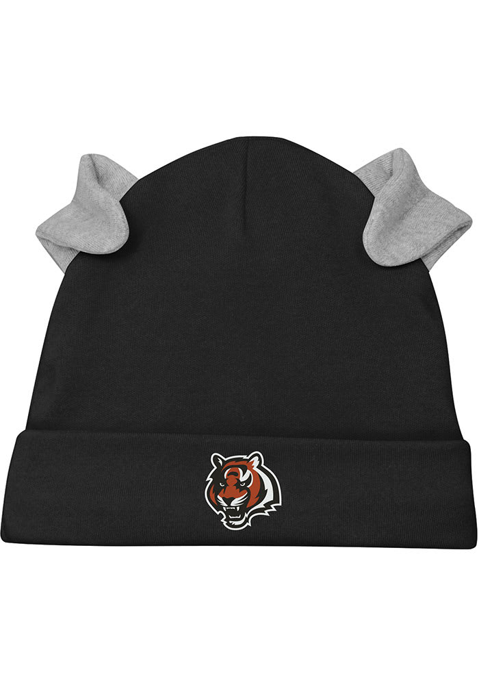 Cincinnati Bengals Infant Black Dream Team Hat Set Top and Bottom