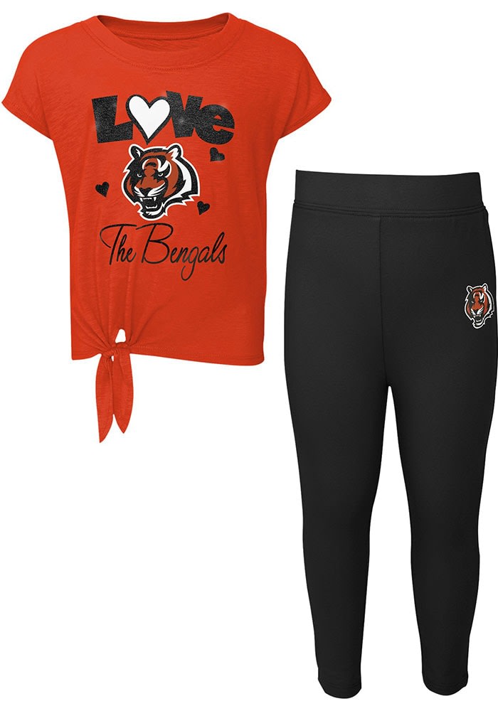 Cincinnati Bengals G-III 4Her by Carl Banks Women's First Team  Three-Quarter Sleeve Mesh T