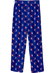 Philadelphia 76ers Boys Blue All Over Printed Sleep Pants