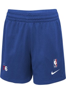Nike Philadelphia 76ers Youth Blue Nike Dri-Fit Player Shorts