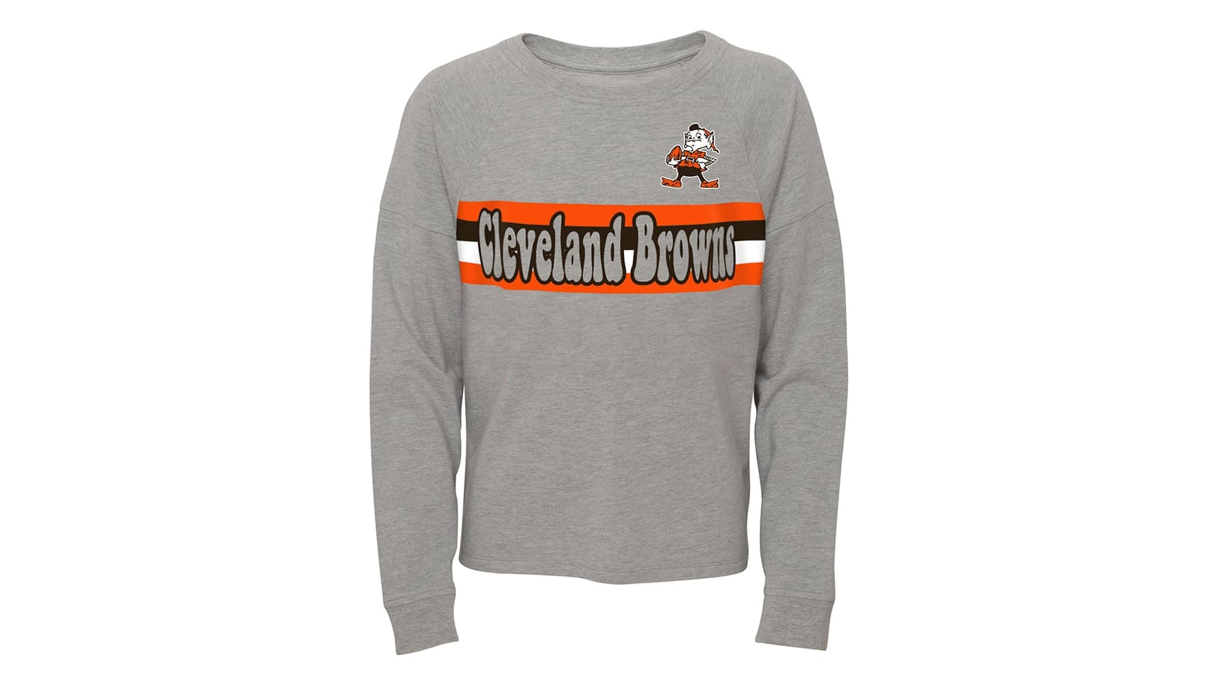 T-Shirt  Womens 47 Brand Cleveland Browns Treasure Frankie Tee Relay Grey  ⋆ Madden Maritime