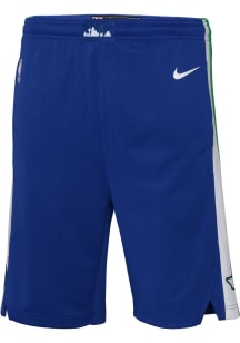 Nike Dallas Mavericks Youth Blue City Edition Swingman Shorts