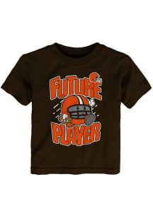 Cleveland Browns Toddler Brown Future Ball Short Sleeve T-Shirt