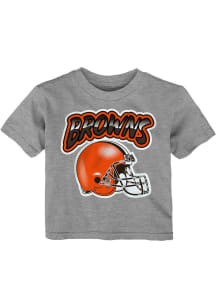 Cleveland Browns Infant Huddle Up Short Sleeve T-Shirt Grey