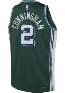 Cade Cunningham  Nike Detroit Pistons Youth City Edition Swingman Green Basketball Jersey