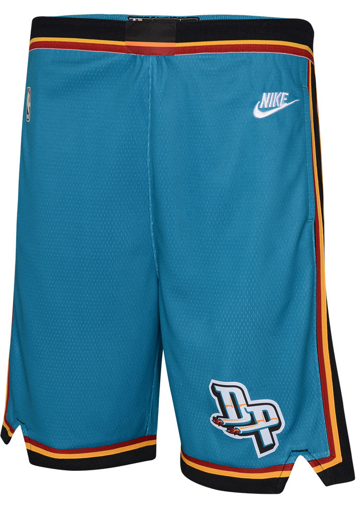 Detroit Pistons Shorts Teal - Basketball Shorts Store