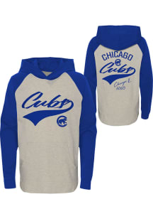 Chicago Cubs Youth Blue Bases Loaded Long Sleeve Fashion T-Shirt
