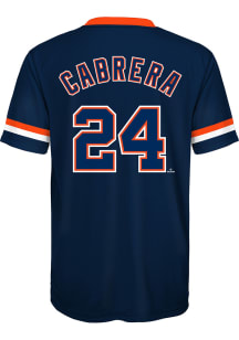 Miguel Cabrera Detroit Tigers Youth Navy Blue Sublimated NN Player Tee