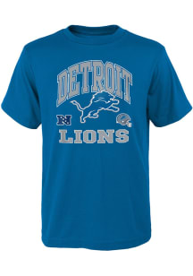 Detroit Lions Youth Blue Official Business Short Sleeve T-Shirt