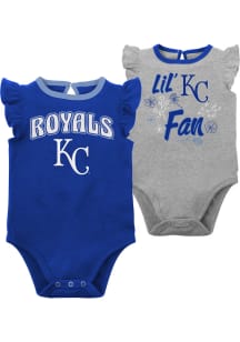 Kansas City Royals Baby Blue Little Fan Set One Piece