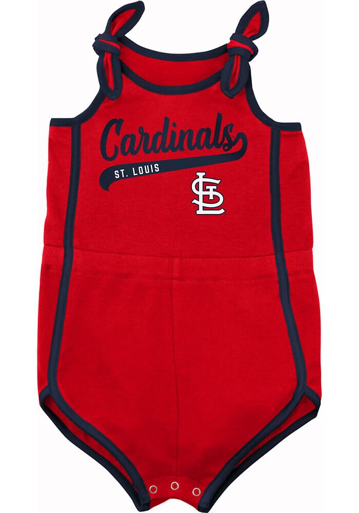 MLB Team Apparel Infant St. Louis Cardinals Red Homerun Romper