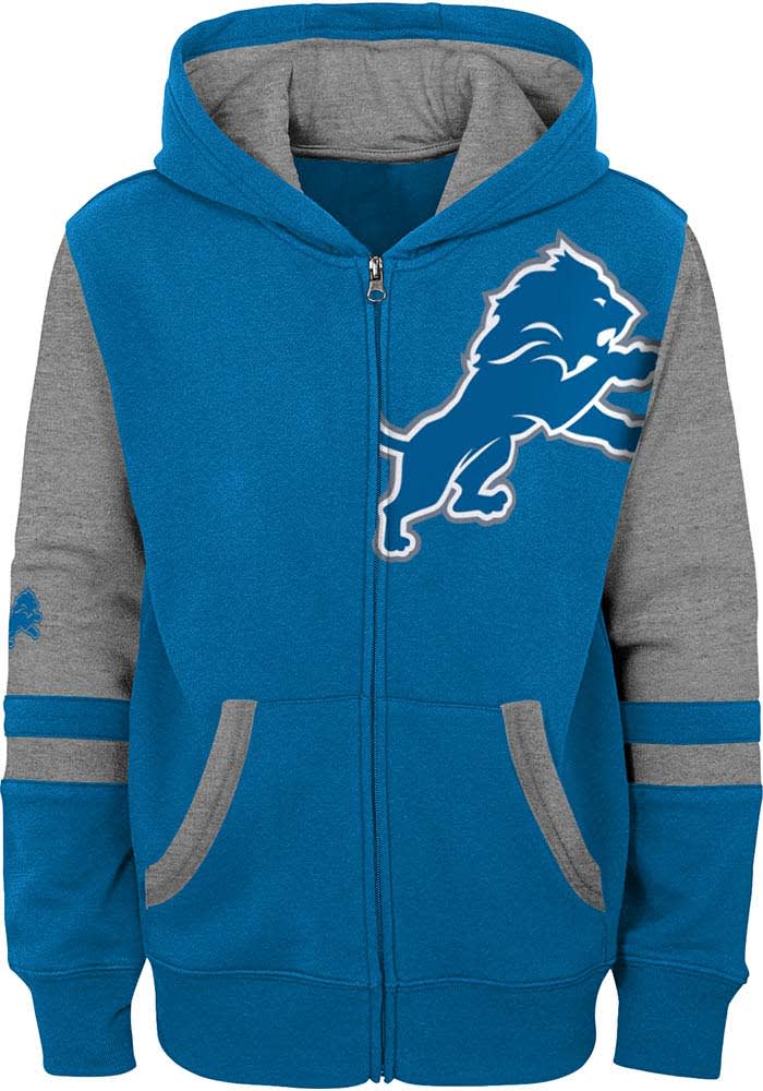 Detroit Lions Boys Stadium Full Zip Hoodie - Ã‚Â BLUE - 133412503