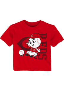 Mr. Red Cincinnati Reds Infant Baby Mascot 2.0 Short Sleeve T-Shirt Red