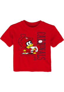 St Louis Cardinals Infant Baby Mascot 2.0 Short Sleeve T-Shirt Red