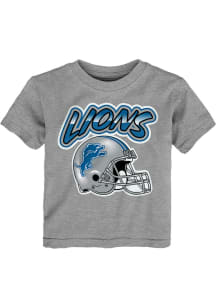 Detroit Lions Toddler Grey Huddle Up Short Sleeve T-Shirt