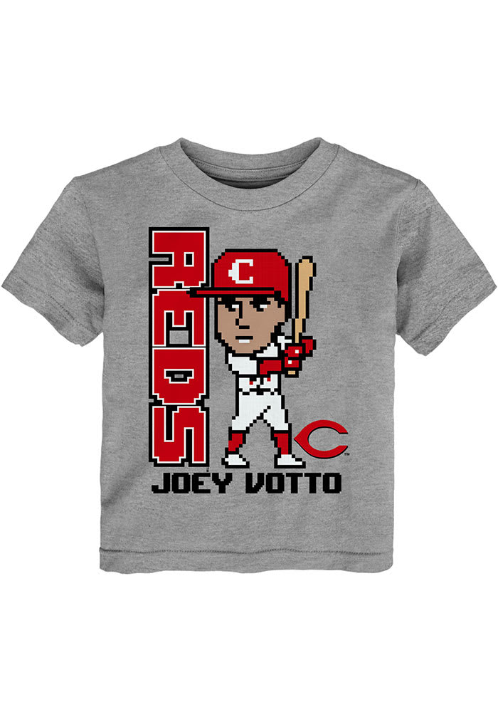 Joey Votto Cincinnati Reds Youth Black 2023 City Connect Name & Number T- Shirt