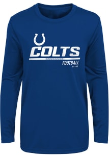 Indianapolis Colts Youth Blue Engage Long Sleeve T-Shirt