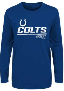 Indianapolis Colts Boys Blue Engage Long Sleeve T-Shirt