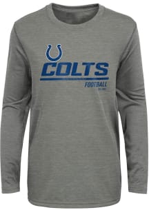 Indianapolis Colts Youth Grey Engage Long Sleeve T-Shirt