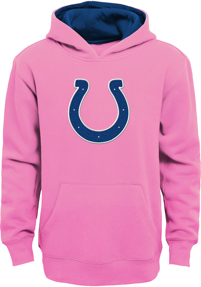 Indianapolis Colts Boys Pink Prime Long Sleeve Hooded Sweatshirt