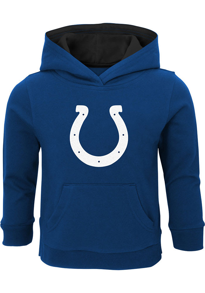 Indianapolis Colts Toddler Blue Prime Long Sleeve Hooded Sweatshirt