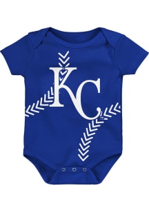 Kansas City Royals Baby Blue Running Home Short Sleeve One Piece