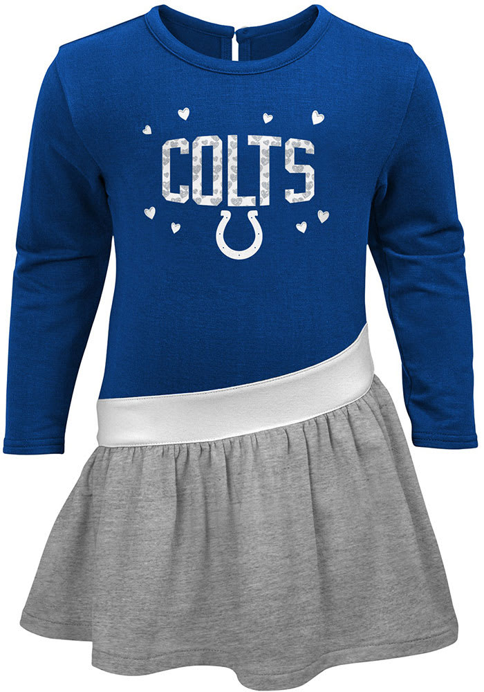 3T Indianapolis Colts Cheerleader Outfit Blue And White