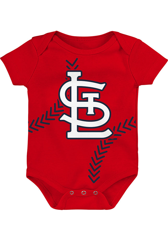 St. Louis Cardinals Baseball Heart Banner Tee Shirt 6M / Red