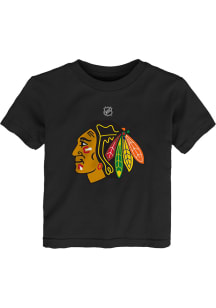 Chicago Blackhawks Infant Primary Logo Short Sleeve T-Shirt Black