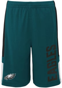 Philadelphia Eagles Youth Midnight Green Lateral Shorts