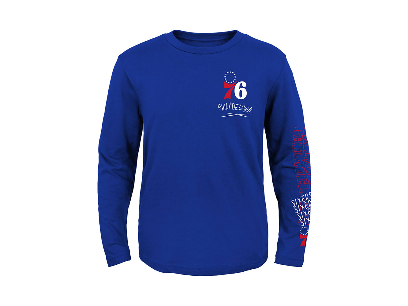 sixers long sleeve shirt