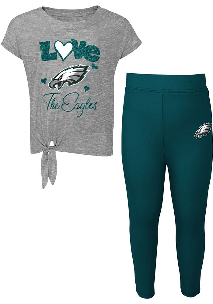 New Era Girls' Philadelphia Eagles Glitter Star T-Shirt