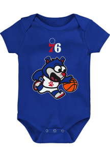 Philadelphia 76ers Baby Blue Player Ready Short Sleeve One Piece