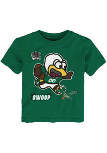 Swoop  Outer Stuff Philadelphia Eagles Toddler Kelly Green Mascot Sizzle Short Sleeve T-Shirt