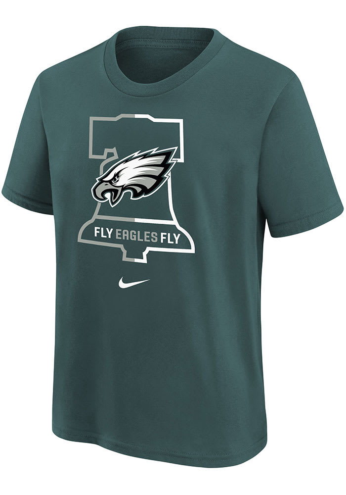 Nike Philadelphia Eagles Boys Green Team Local Short Sleeve T-Shirt