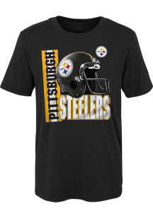 Pittsburgh Steelers Boys Black Draft Pick Short Sleeve T-Shirt