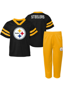 #PIT Steelers Tdlr Black Red Zone SS Top and Bottom Set