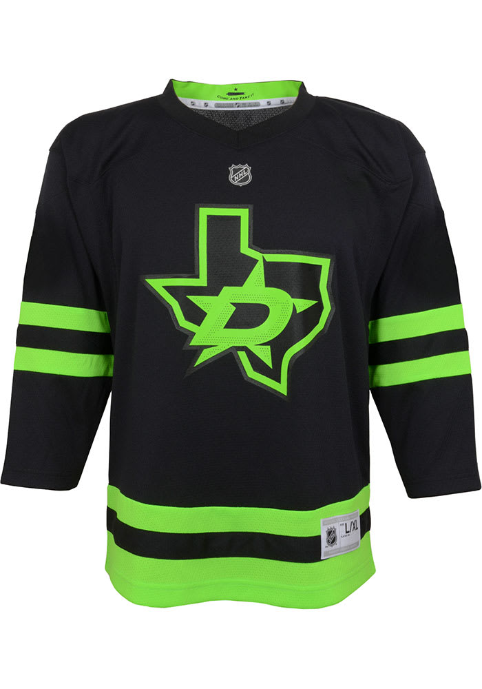 Dallas Stars CHILD Replica Reebok HOME Black Jersey - Hockey Jersey Outlet
